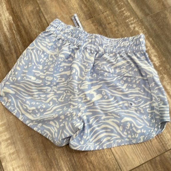 ATHLETA Girl Dive in Boardshort Nina Animal Blue size 7 - Picture 5 of 8